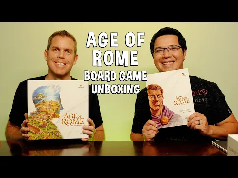 Unboxing Age of Rome - Roman Emperor Board Game