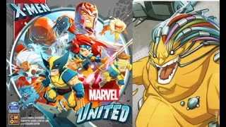 Marvel United: X-Men Play Through - Ratings War: Apocalypse, Legion and Gwenpool Vs Mojo!