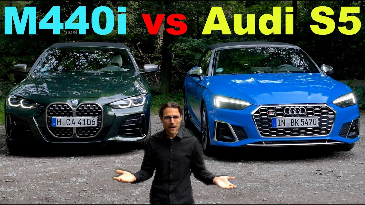 BMW M440i vs Audi S5 REVIEW - my favorite comparison! BMW 4-Series Convertible vs Audi A5 Cabriolet