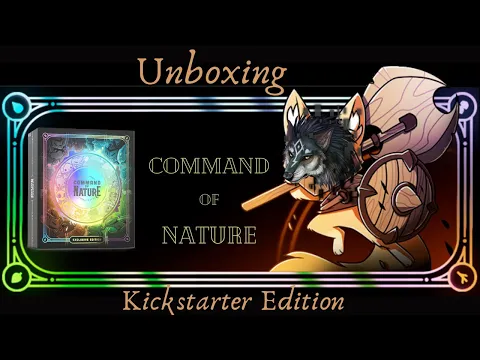 Unboxing Command of Nature Exclusive Edition and add-ons.