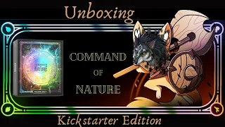 Unboxing Command of Nature Exclusive Edition and add-ons.