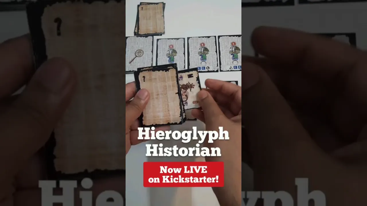 Hieroglyph Historian LIVE on #kickstarter
