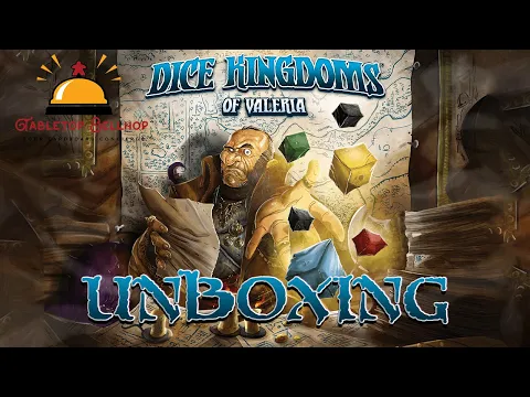 Dice Kingdoms of Valeria Unboxing, a roll and write in the Valeria universe