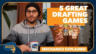 5 Great Drafting Board Games | Mechanics Spotlight | DRAFTING