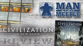 Civilization: A New Dawn (FFG Games) Review by Man Vs Meeple