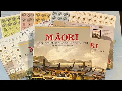 Māori: Warriors of the Long White Cloud (Compass Games) - Unbox & First Look