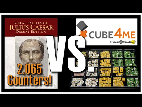 Cube4Me Wargame Storage Tray Review - Great Battles of Julius Caesar Deluxe | Storage Solutions
