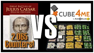 Cube4Me Wargame Storage Tray Review - Great Battles of Julius Caesar Deluxe | Storage Solutions