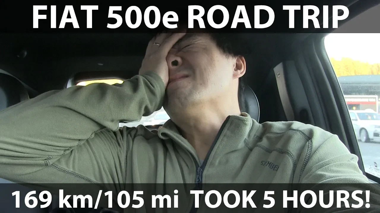 Fiat 500e road trip to Holmestrand