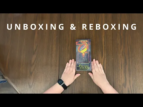 LOTR The Fellowship of the Ring: Trick Taking Game - Unboxing & Reboxing - What's in the Box?
