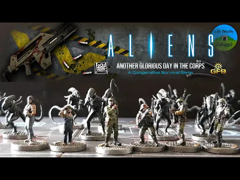 Aliens - Another Glorious Day in the Corps Unboxing - tabletop board game