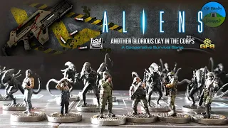 Aliens - Another Glorious Day in the Corps Unboxing - tabletop board game