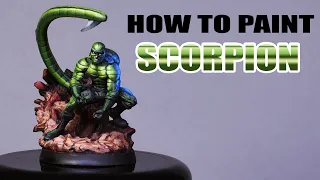 How to paint Scorpion - Clash of The Sinister Six