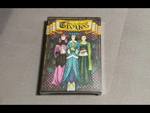 The Discriminating Gamer: Troyes: The Ladies of Troyes unboxing with Ray