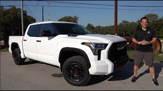 Is the 2022 Toyota Tundra TRD Pro V6 twin turbo BETTER than a Tundra V8?