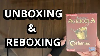 Agricola: Corbarius Deck Expansion - Quick Look Unboxing - What's in the box?