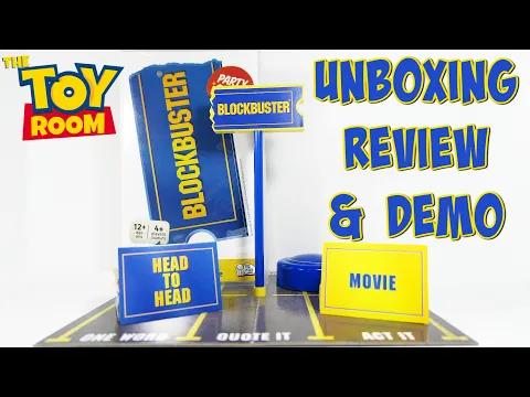 The Blockbuster Party Game Unboxing, Review, & Demo