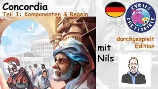 Cyrils Brettspiele - Concordia Brettspiel (S150E01) - Komponenten & Regeln