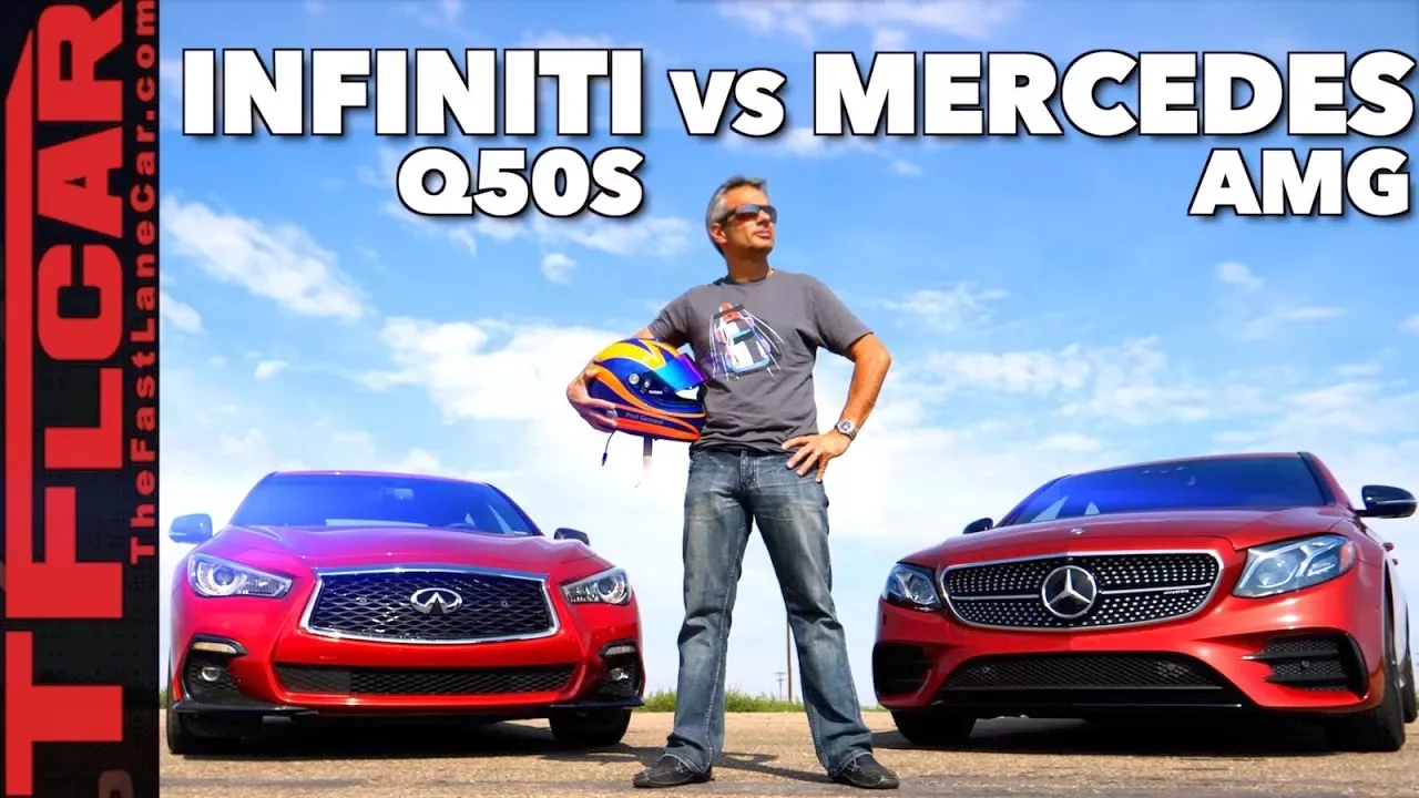 A Surprising Result for Two Fast Cars (Infiniti Q50S vs E43 AMG)