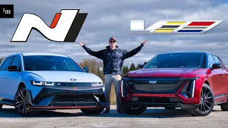Hyundai Ioniq 5 N vs Cadillac Lyriq V - THE $20,000 DIFFERENCE