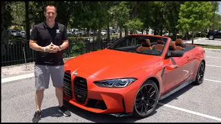 Is the 2022 BMW M4 better performance convertible than an AMG C63?