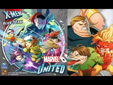 Marvel United: X-Men Play Through - Blue Team Vs The Brotherhood of Evil Mutants
