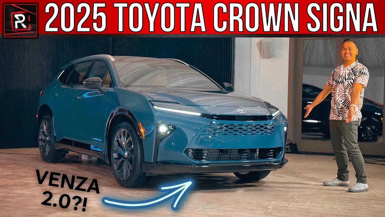 The 2025 Toyota Crown Signia Is A Bigger & More Upscale Midsize Hybrid SUV