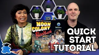 Moon Colony Bloodbath - Start Playing in 9 minutes - Concise Board Game Tutorial