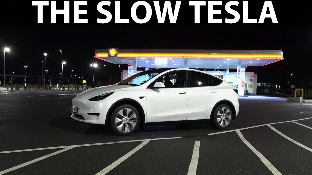Tesla Model Y LR RWD acceleration and noise test