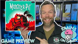 Monster Pit: Engine Building, Worker Placement and Monster Battles
