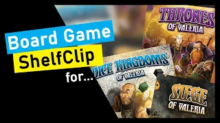 🌱ShelfClips: Siege of Valeria, Thrones of Valeria, Dice Kingdoms of Valeria (Short Preview)