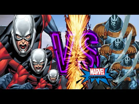 MCU KAIJU FIGHT!! : Marvel Champions Campaign Gauntlet Age of Apocalypse Ant Man vs En Sabah Nur