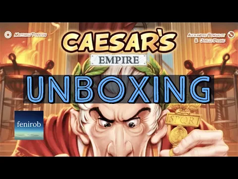 Caesar’s Empire Board Game | Unboxing (No Talking)