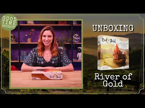 FIRST LOOK Unboxing of River of Gold Board Game!