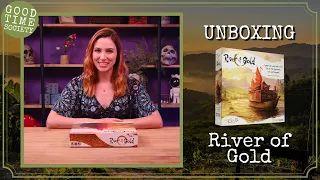 FIRST LOOK Unboxing of River of Gold Board Game!