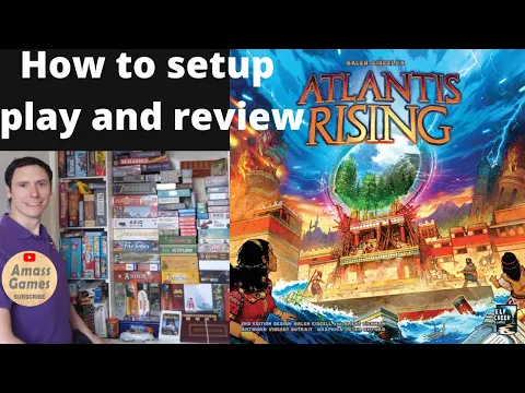 Atlantis Rising 2e #howtoplay #review #boardgame #tabletop AmassGames #games #bgg #coop #dice