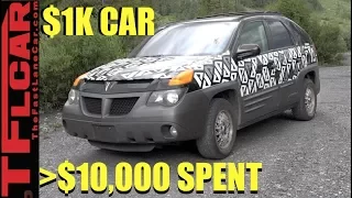 The Cost of Owning a Car: Everything That Went Wrong With Our Pontiac Aztek