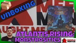 Meeple Mentor Unboxes Atlantis Rising: Monstrosities