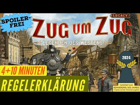 Zug um Zug Legacy Legenden des Westens - Regeln Anleitung Brettspiel