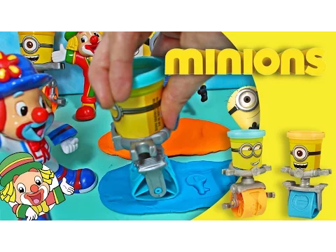 Patati Patata apresentam Corrida de Massinha Play Doh Minions Brinquedos Bonecos Video