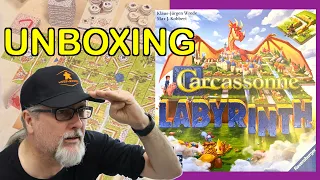 Unboxing Carcassonne Labyrinth | Max J. Kobbert & Klaus-Jürgen Wrede | Hans im Glück & Ravensburger