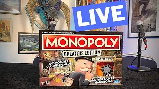 Spelkväll live : Monopoly Cheaters Edition!