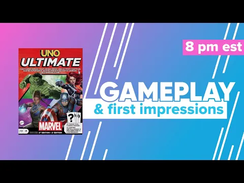 Marvel Uno Ultimate 2nd Edition Gameplay & First Impressions | @Mattel