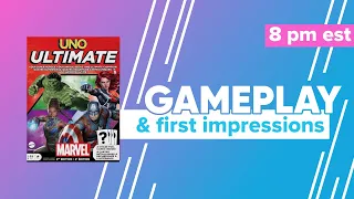 Marvel Uno Ultimate 2nd Edition Gameplay & First Impressions | @Mattel