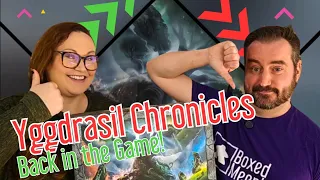 Yggdrasil Chronicles should it be in our Board Game Top 50? Does this Viking God board game thunder?