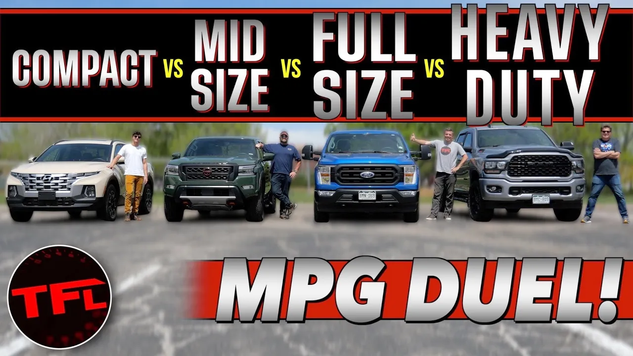 Diesel vs Hybrid vs V6 vs Turbo - And The Most Fuel Efficient Pickup Truck Is…