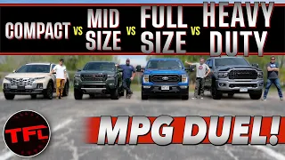 Diesel vs Hybrid vs V6 vs Turbo - And The Most Fuel Efficient Pickup Truck Is…