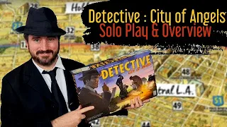 Detective City of Angels Solo Sessions Review Overview and Playthrough Single Player Sleuth Mode