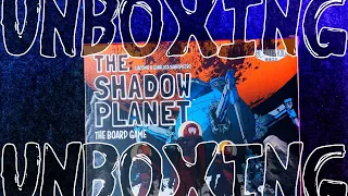 The Shadow Planet board game unboxing