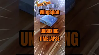Wingspan #BoardGameUnboxing #BoardGameTimelapse #UnboxingTimelapse #boardgaming #boardgame